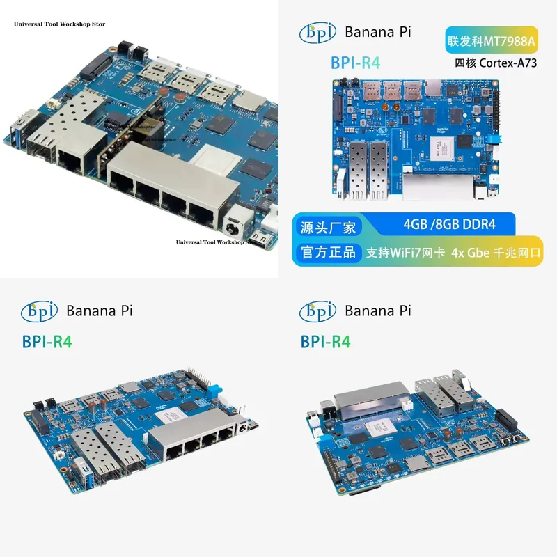 Bananapi Bpi R4 Wifi 7 - Papan Router WiFi 7 Banana Pi