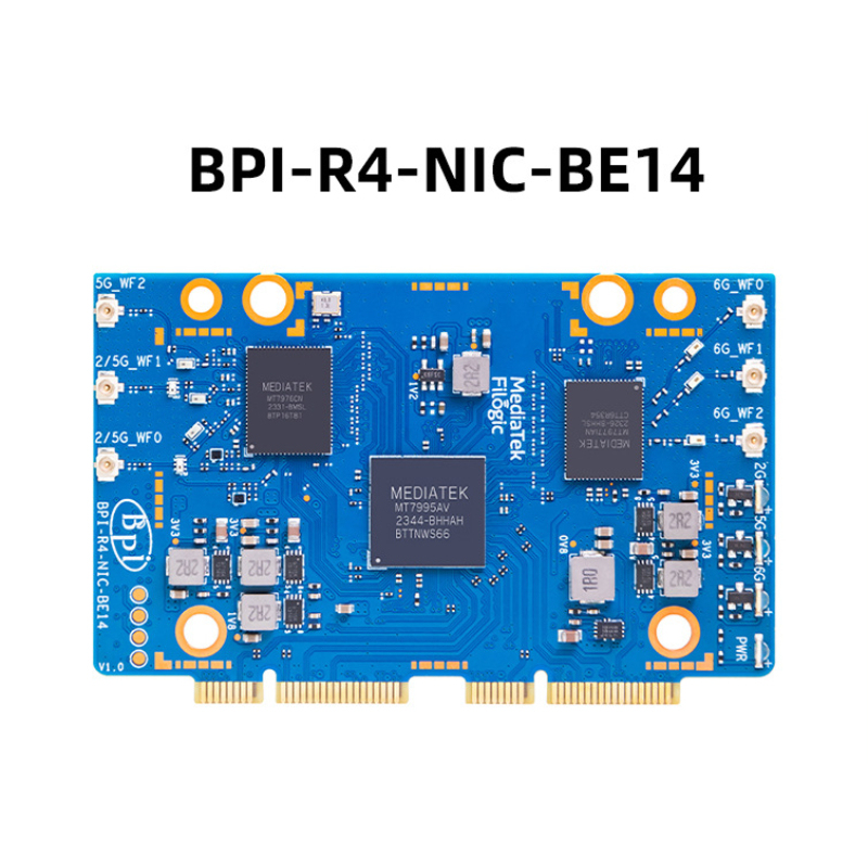 Bananapi Bpi R4 Wifi 7 - Papan Pengembangan Banana Pi Modul WiFi