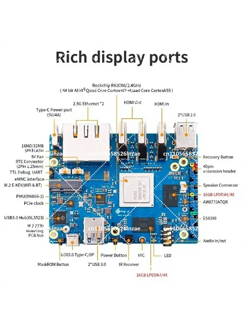 Orange Pi 5 plus Komputer Papa - Orange Pi 5 Plus 32Gb ulasan dan harga