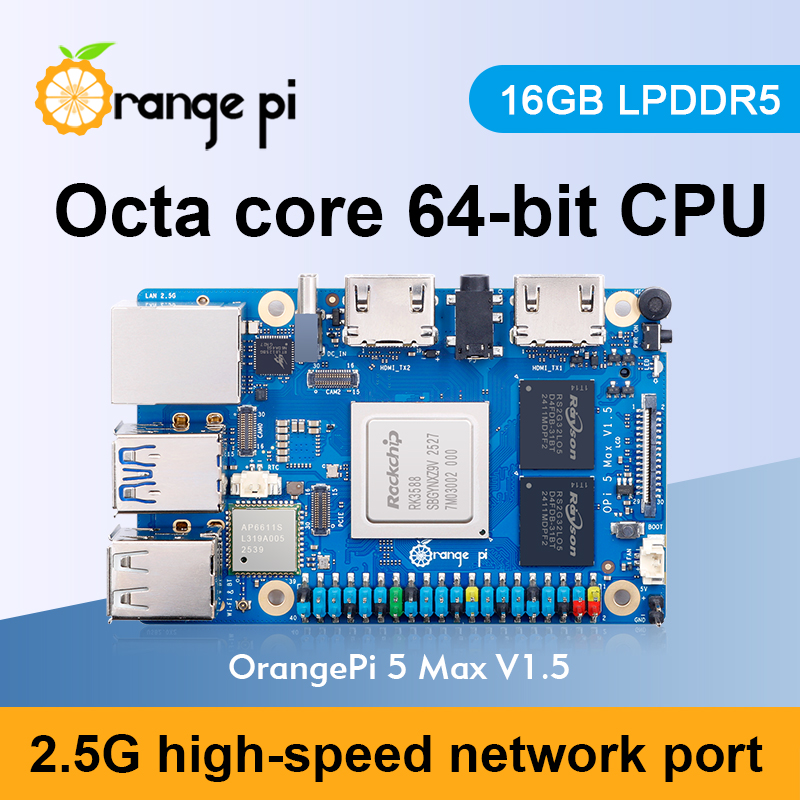 AvaCoreOrange Pi 5 Max 16GB V1 - Rk3588 Mini Pc Board ulasan dan harga